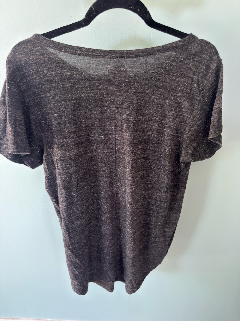 State of Mine Women's Ohio Outline Tee - Charcoal with White Graphic - Picture 7 of 9